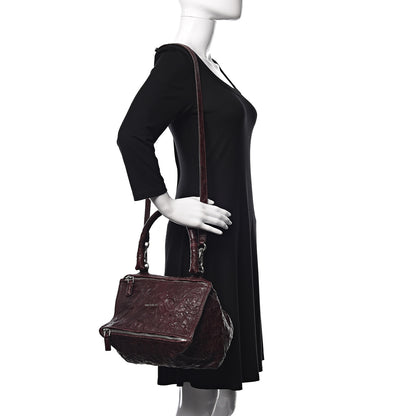 Givenchy Tumbled Sheepskin Small Pandora Oxblood 2 of 17