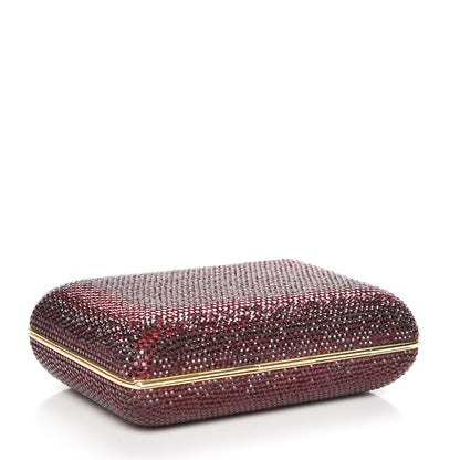 Judith Leiber Crystal Minaudiere Clutch Red 4 of 7