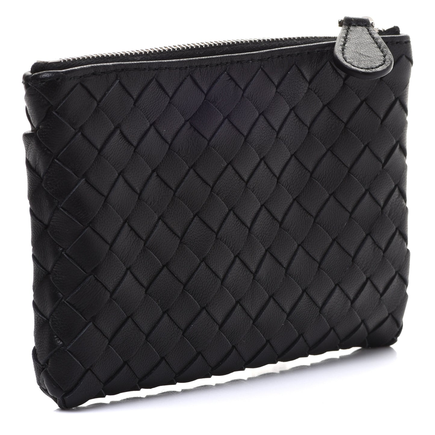 Nappa Intrecciato Key Holder Black