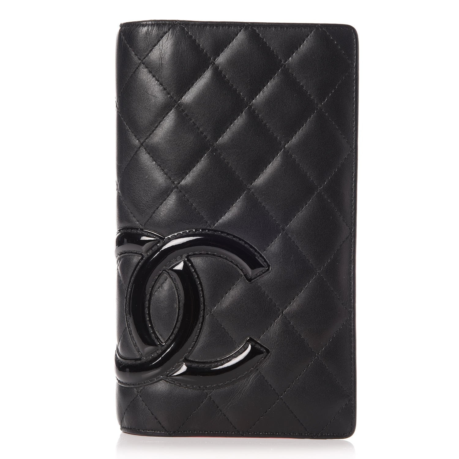 Chanel Calfskin Quilted Cambon Yen Wallet Black 1 of 10