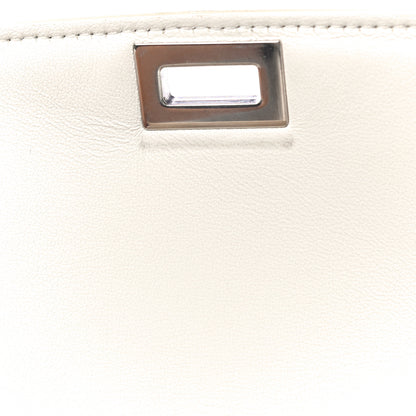 Celine Liege Calfskin Medium Classic Box Flap Bag White 15 of 25