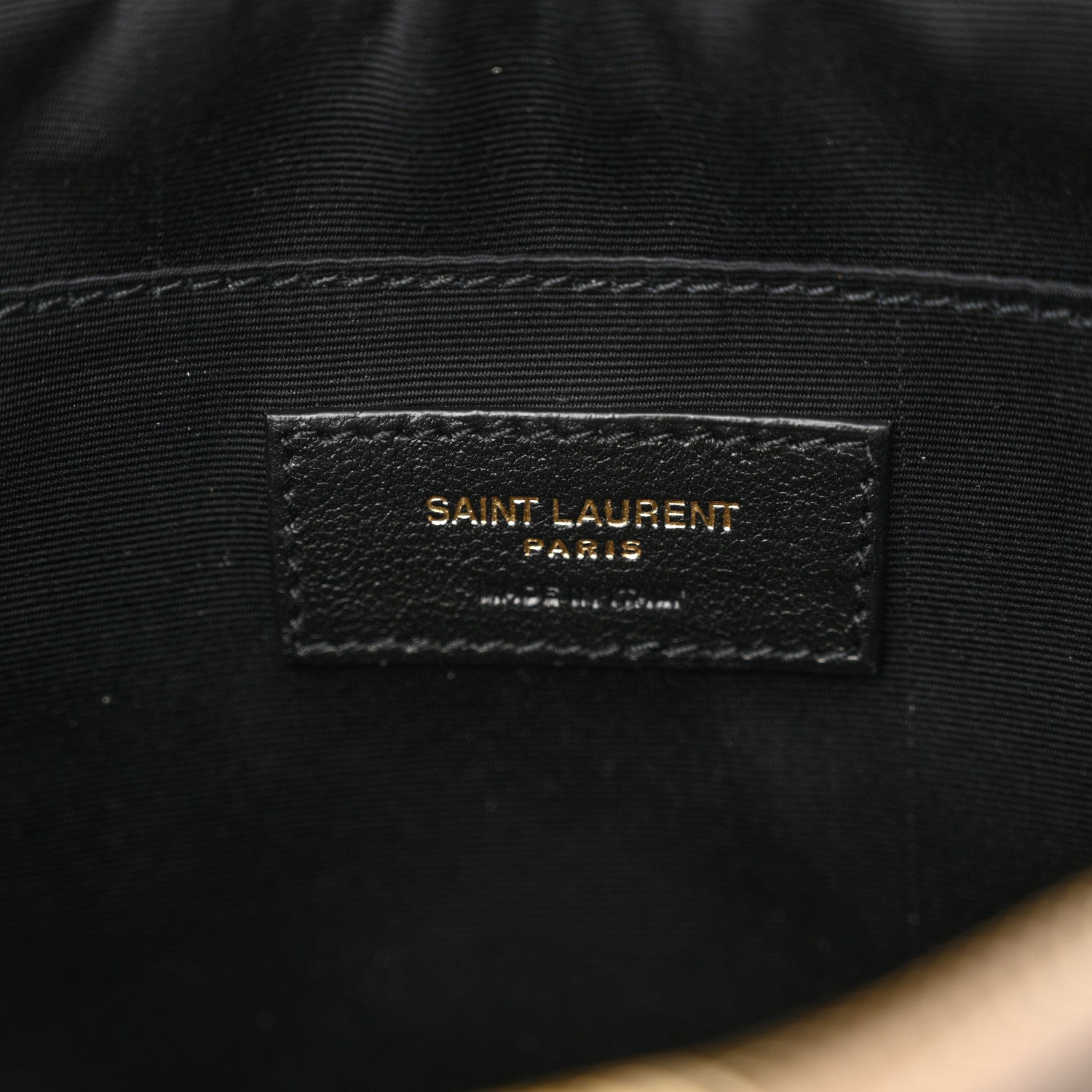 Saint Laurent Suede Matelasse Monogram Lou Camera Bag Taupe 6 of 11