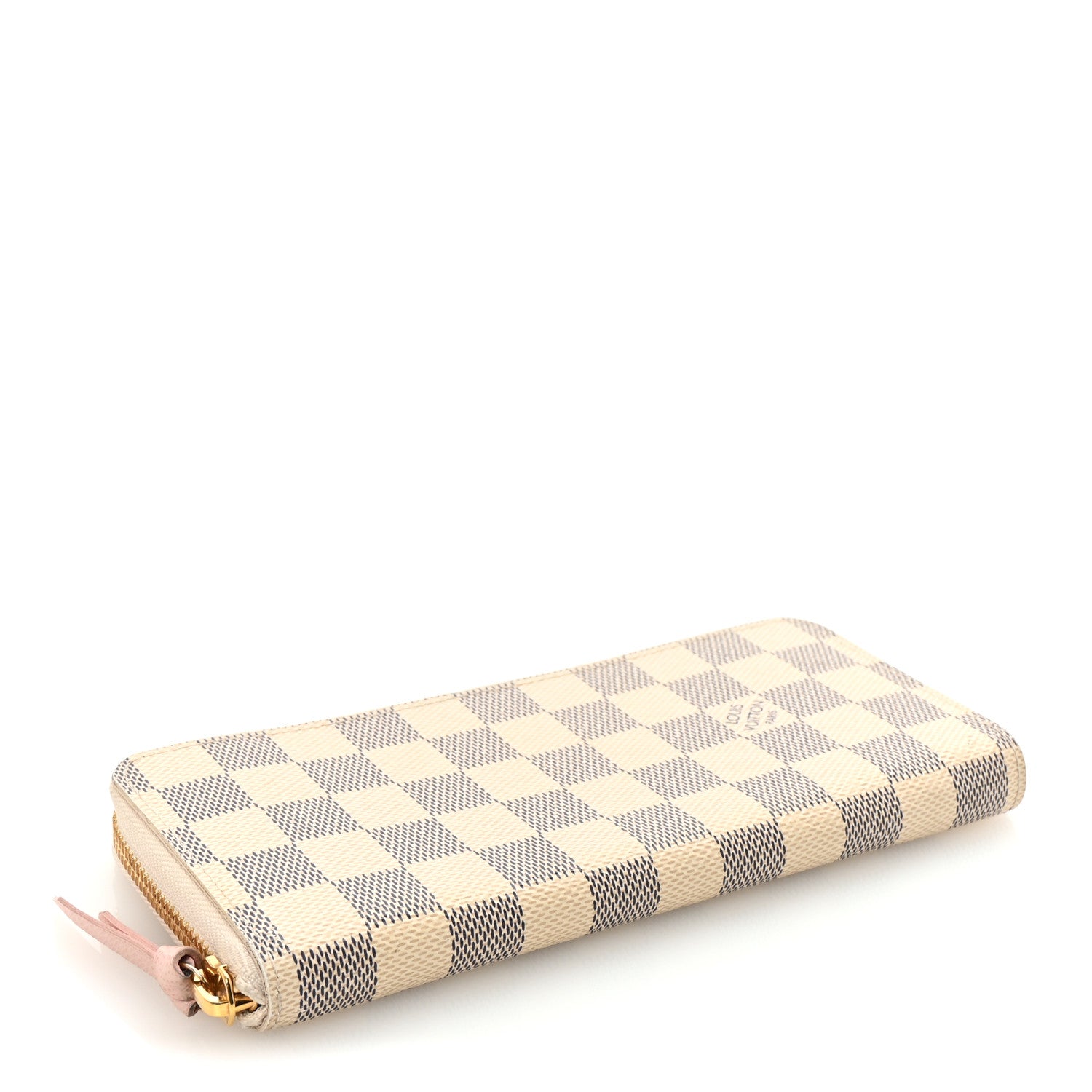 Louis Vuitton Damier Azur Clemence Wallet Rose Ballerine 4 of 6