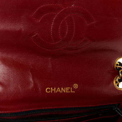 Chanel Lambskin Scallop Quilted Single Flap Black 6 of 12