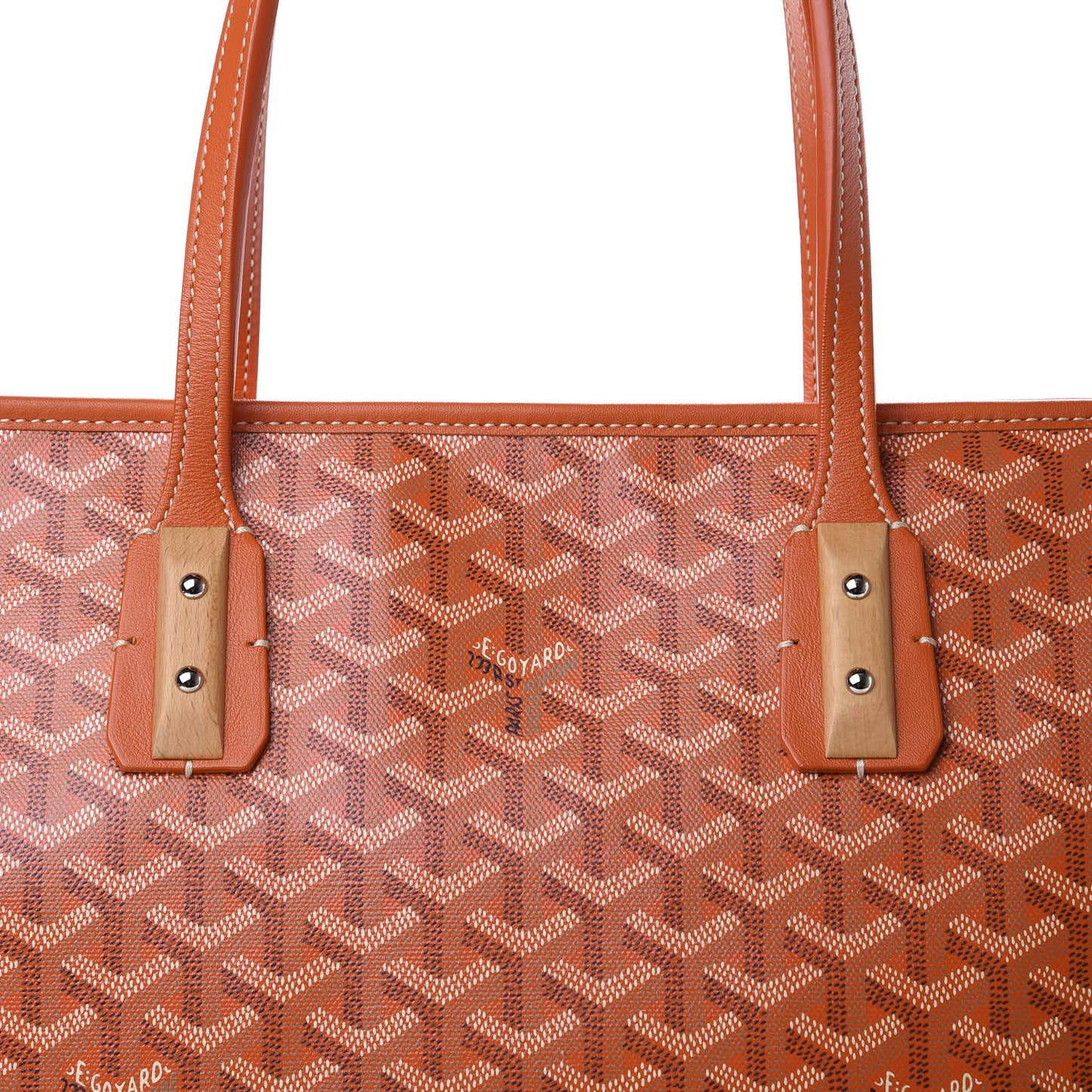 Goyardine Marquises Tote Orange