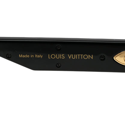 Louis Vuitton Acetate LV Malletage Cat Eye Sunglasses Z1986W Black 5 of 7