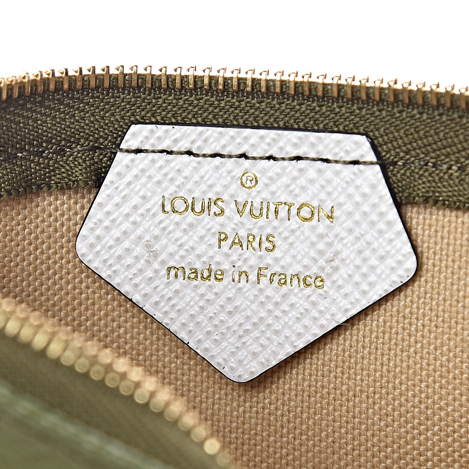 Louis Vuitton Monogram Giant Micro Pochette Accessories Kaki White 6 of 8