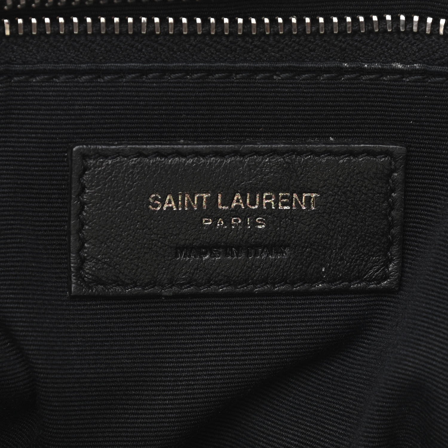 Saint Laurent Crinkled Calfskin Matelasse Monogram Large Niki Chain Satchel Ivory 5 of 12