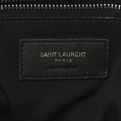 Saint Laurent Crinkled Calfskin Matelasse Monogram Large Niki Chain Satchel Ivory 5 of 12