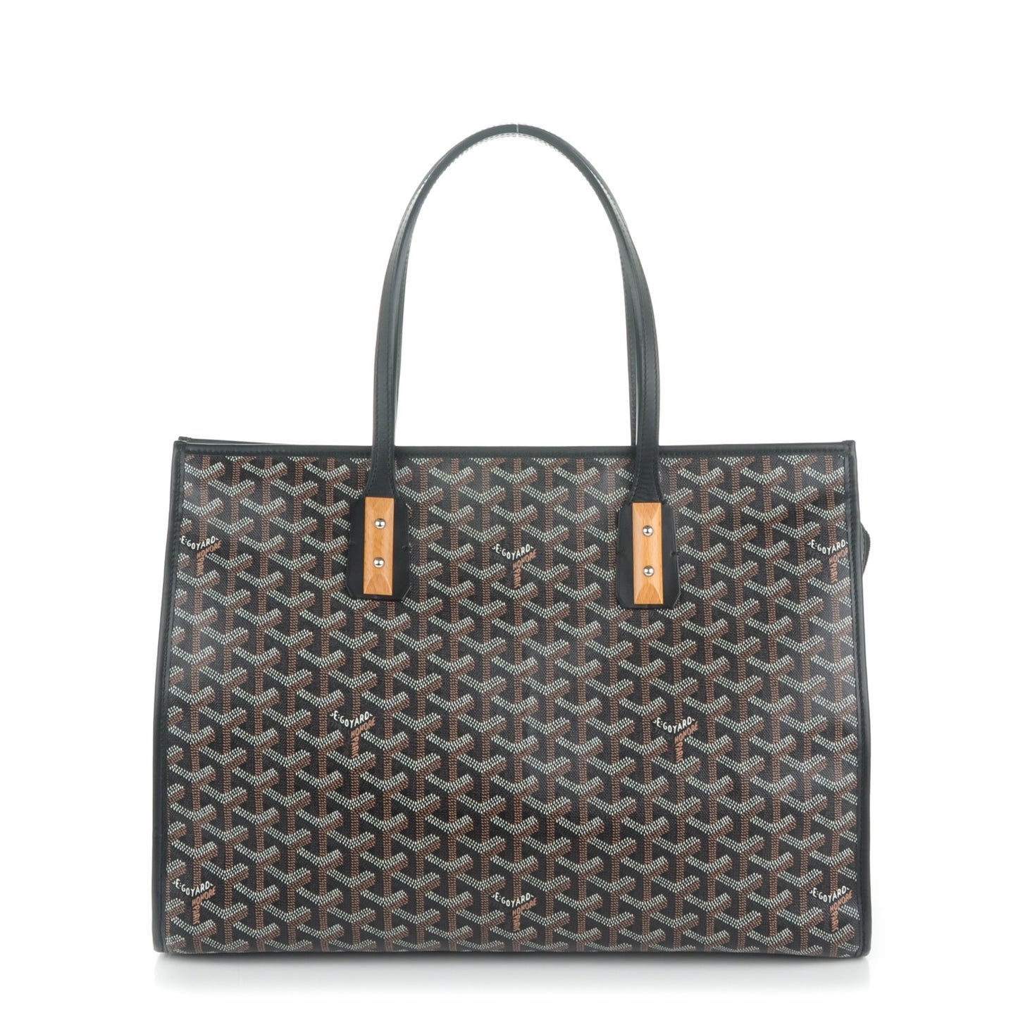 Goyardine Marquises Tote Black