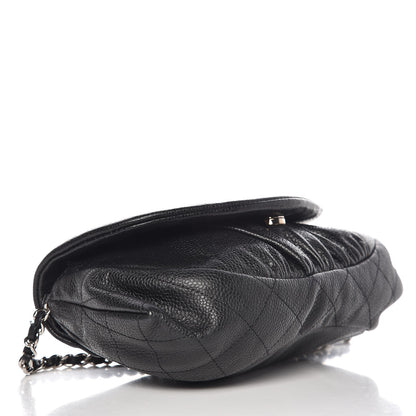 Chanel Caviar Half Moon Wallet On Chain WOC Black 4 of 9