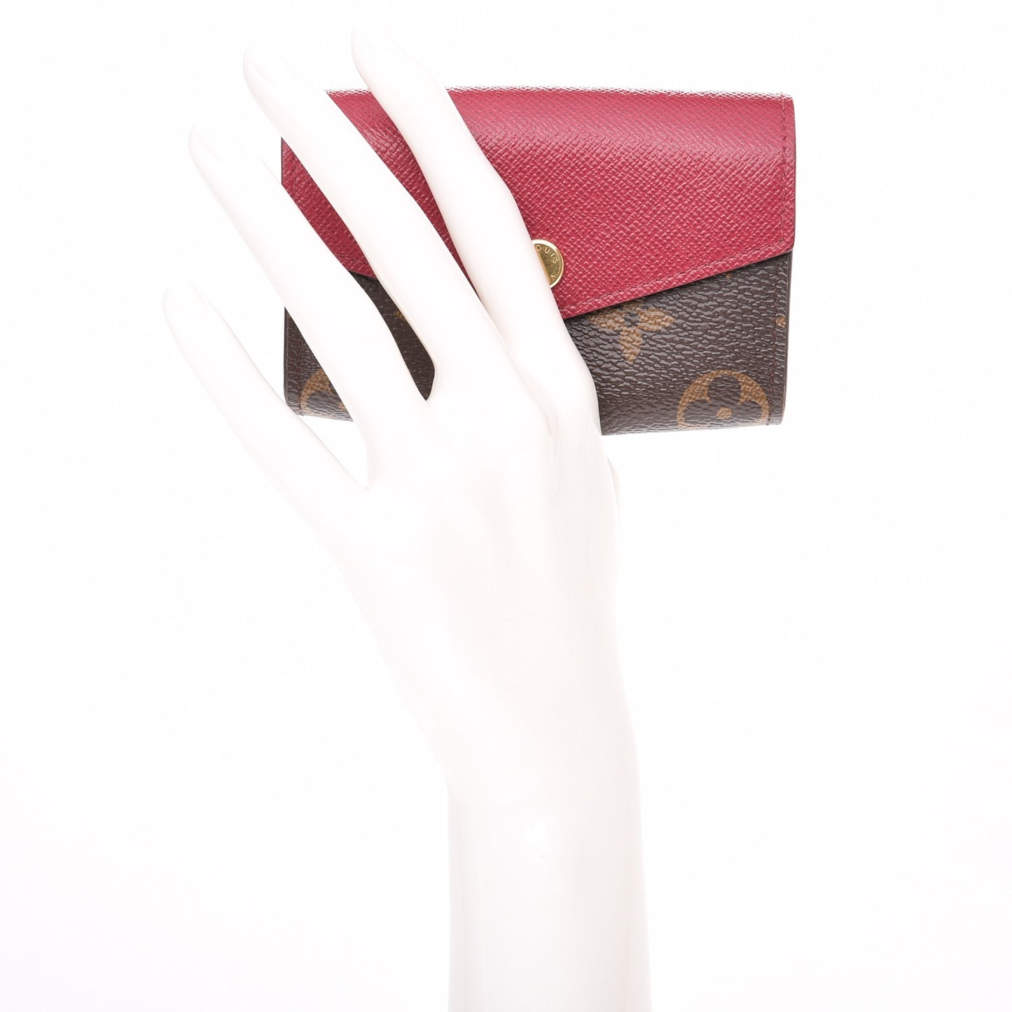 Monogram Sarah Multicartes Fuchsia