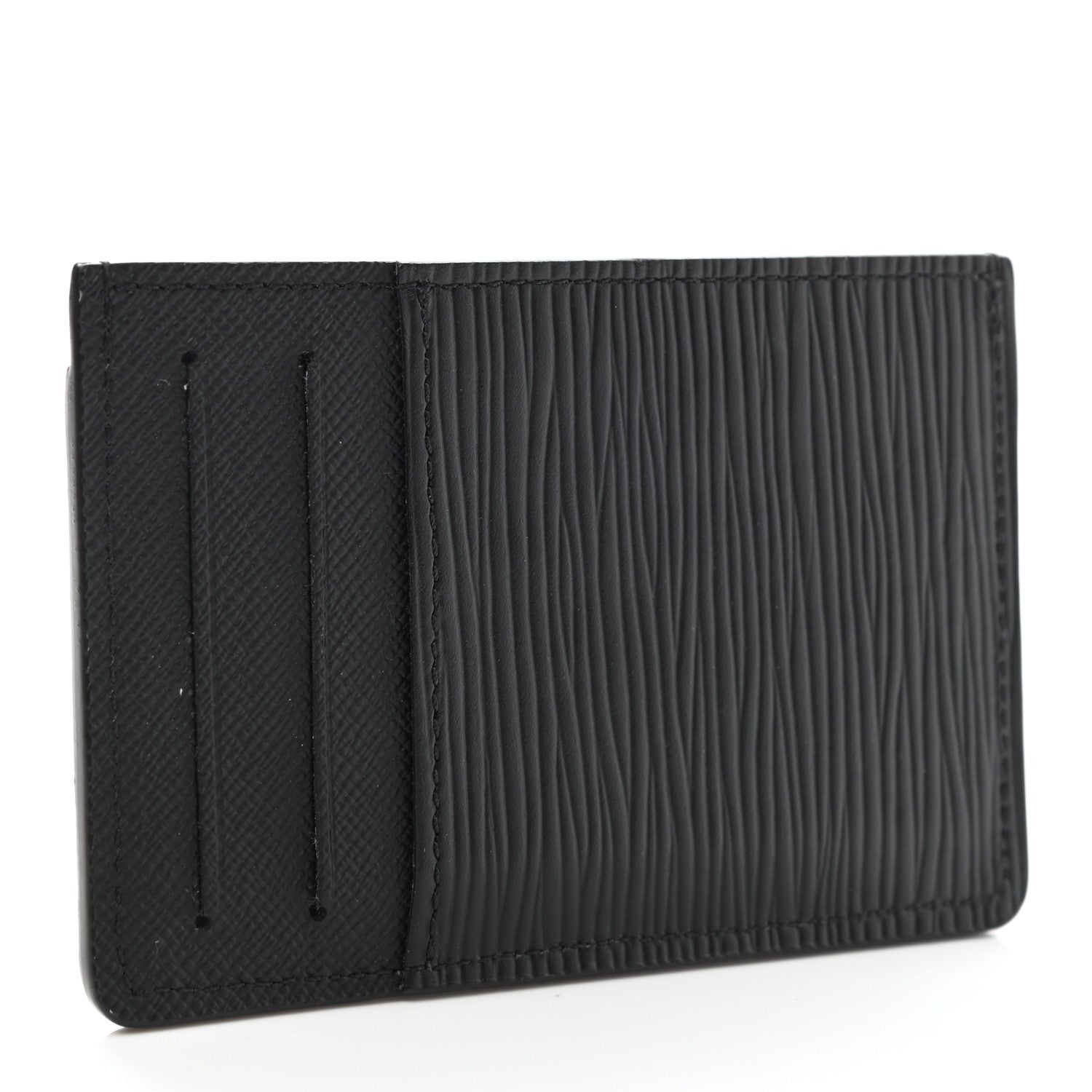 Louis Vuitton Epi Neo Porte-Cartes Card Holder Black 3 of 8