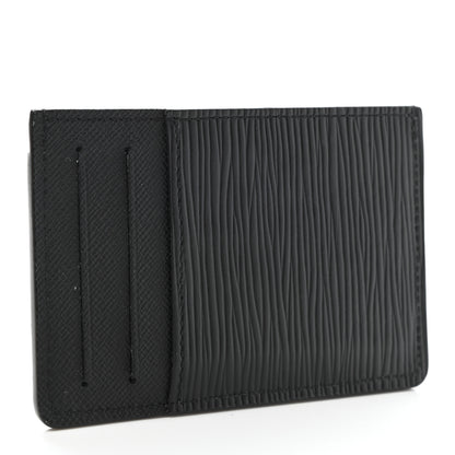 Louis Vuitton Epi Neo Porte-Cartes Card Holder Black 3 of 8