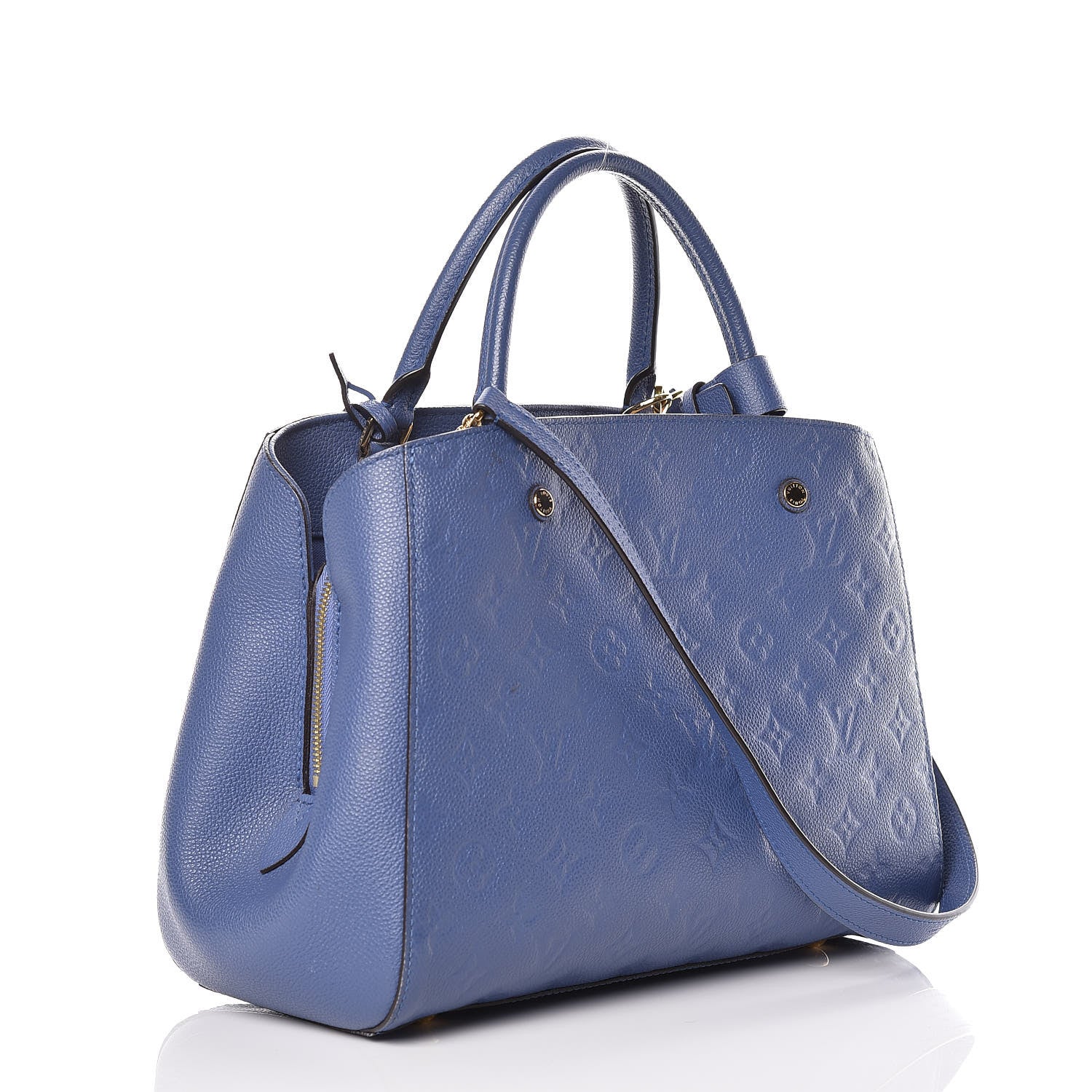 Louis Vuitton Empreinte Montaigne MM Denim 4 of 12