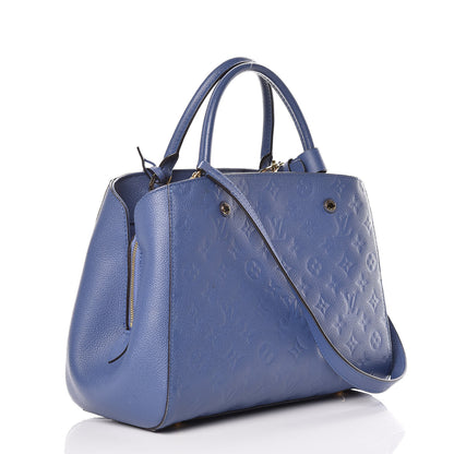 Louis Vuitton Empreinte Montaigne MM Denim 4 of 12