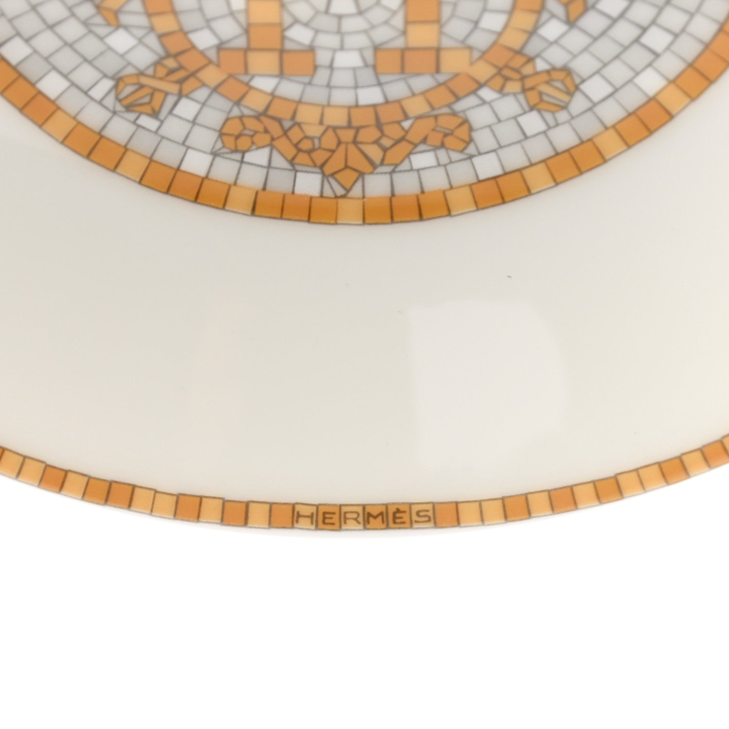 Hermes Porcelain Mosaique au 24 Soy Dish 5 of 6