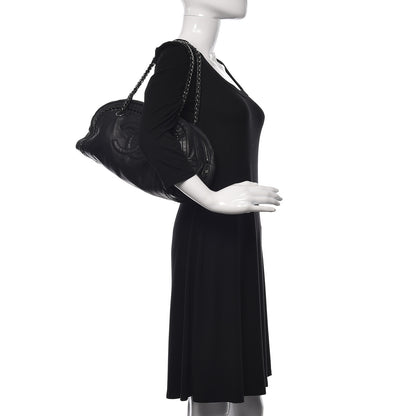 Chanel Smooth Calfskin Medium Luxe Ligne Bowler Black 2 of 11