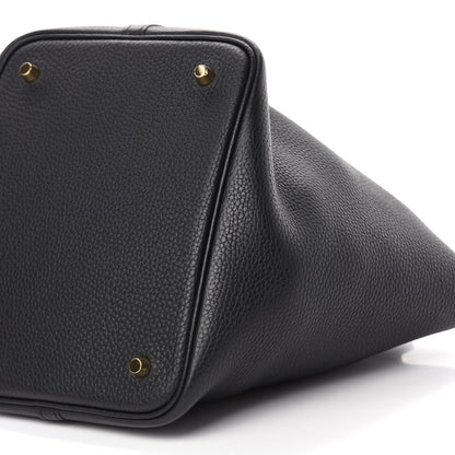 Hermes Taurillon Clemence Picotin Lock 22 MM Black 7 of 11