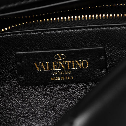 Valentino Garavani Nappa Medium Roman Stud Shoulder Bag Black 5 of 7