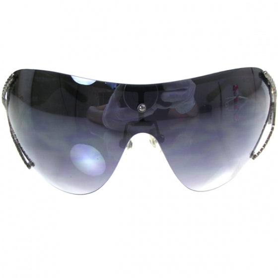 Crystal Script Sunglasses TDJ9308 Black