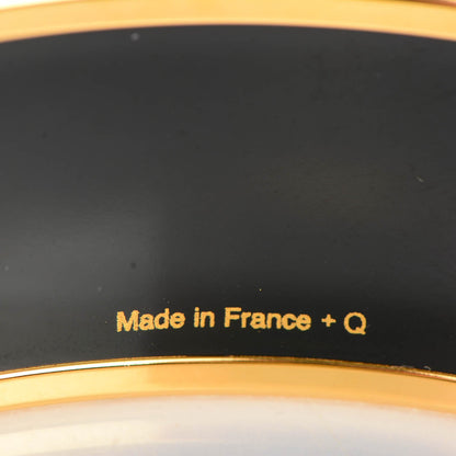 Hermes Enamel Printed Wide Collier de Churns Bracelet 65 Art Deco 3 of 4