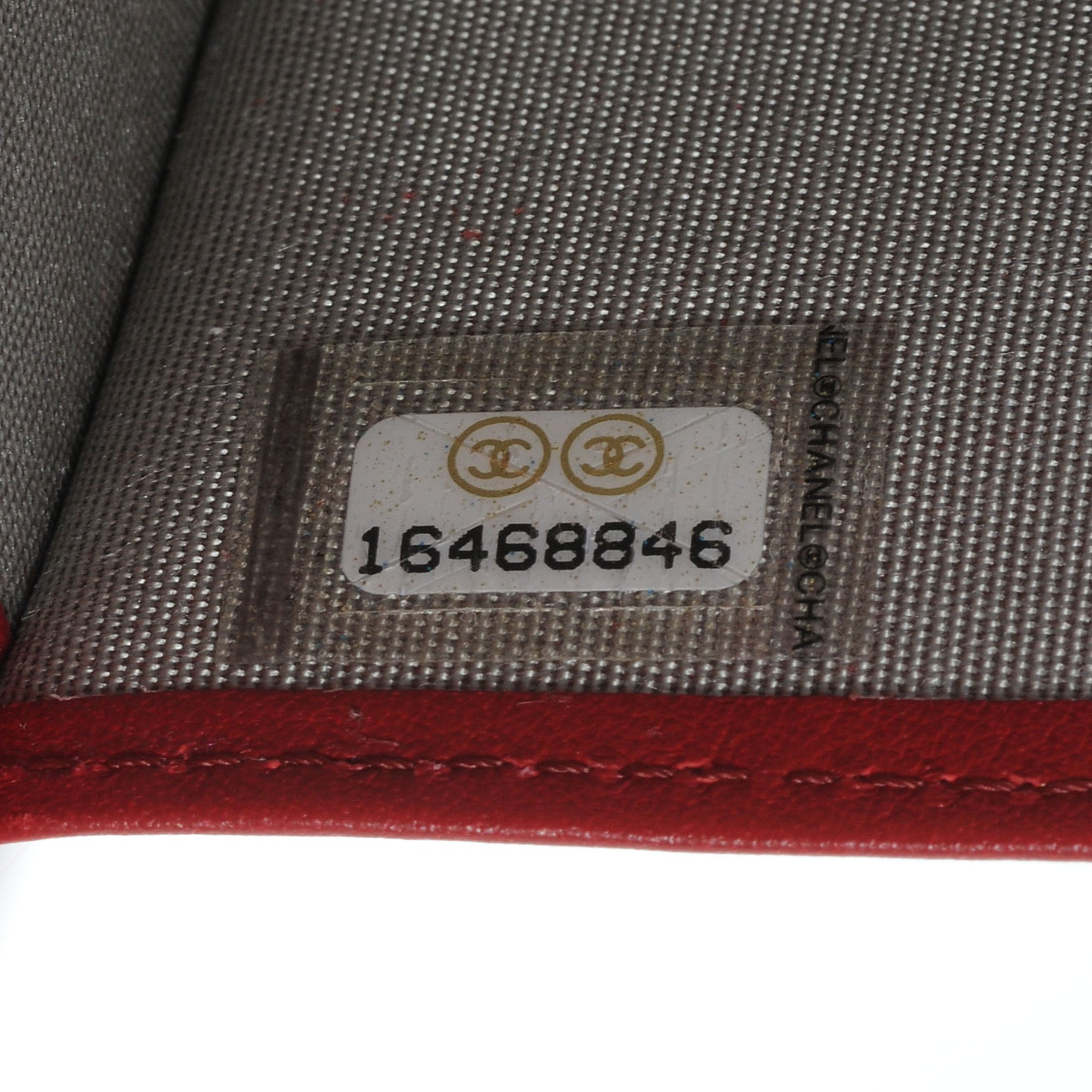 Chanel Caviar CC Long Flap Wallet Red 7 of 8