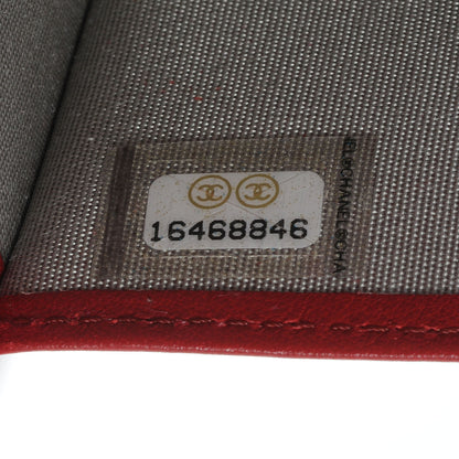 Chanel Caviar CC Long Flap Wallet Red 7 of 8