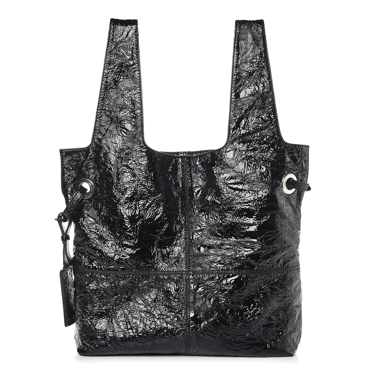 Givenchy Crinkled Patent Hobo Black 1 of 8