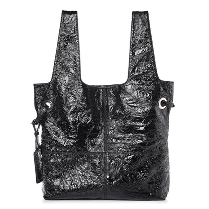 Givenchy Crinkled Patent Hobo Black 1 of 8