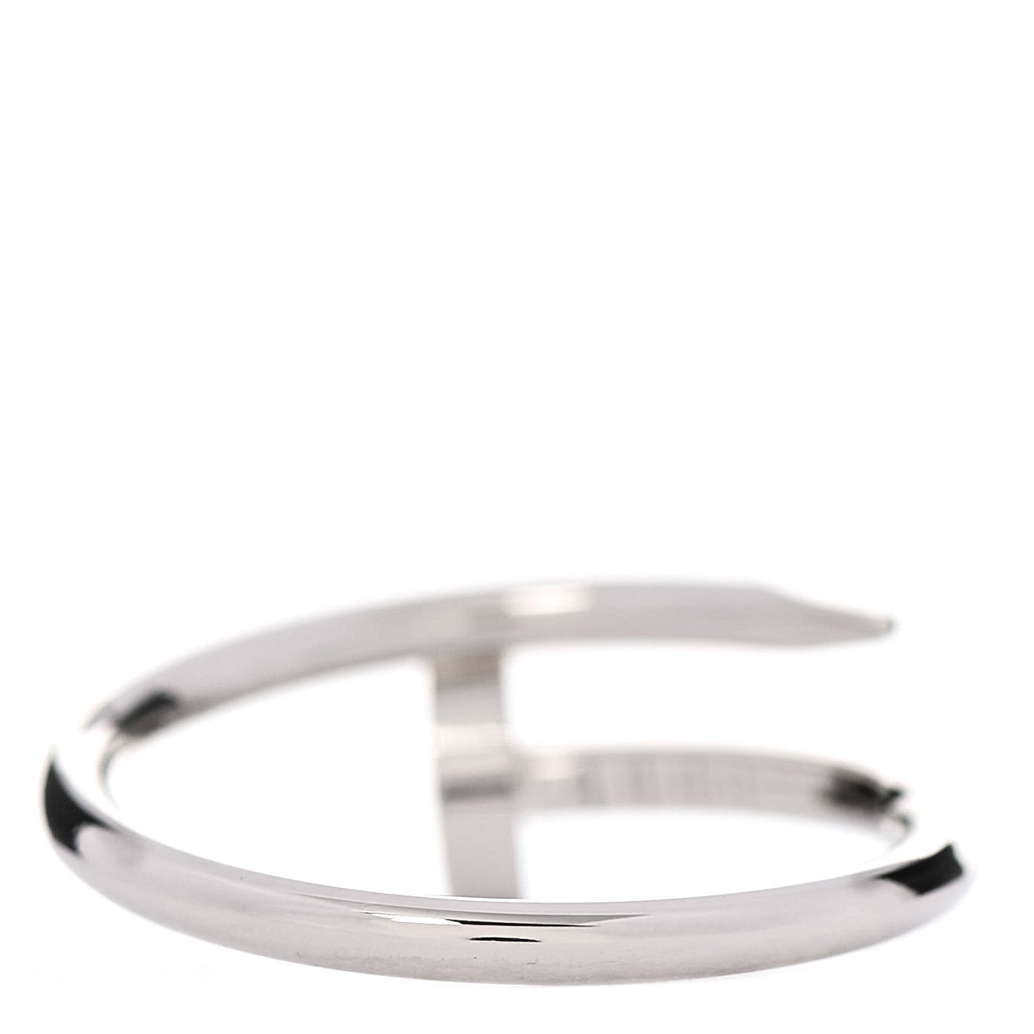 Cartier 18K White Gold Small Juste Un Clou Ring 51 5.75 3 of 6