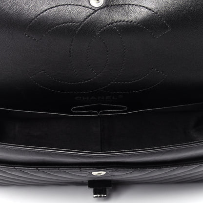 Chanel Aged Calfskin Chevron Quilted 2.55 Reissue 226 So Black 3 of 4
