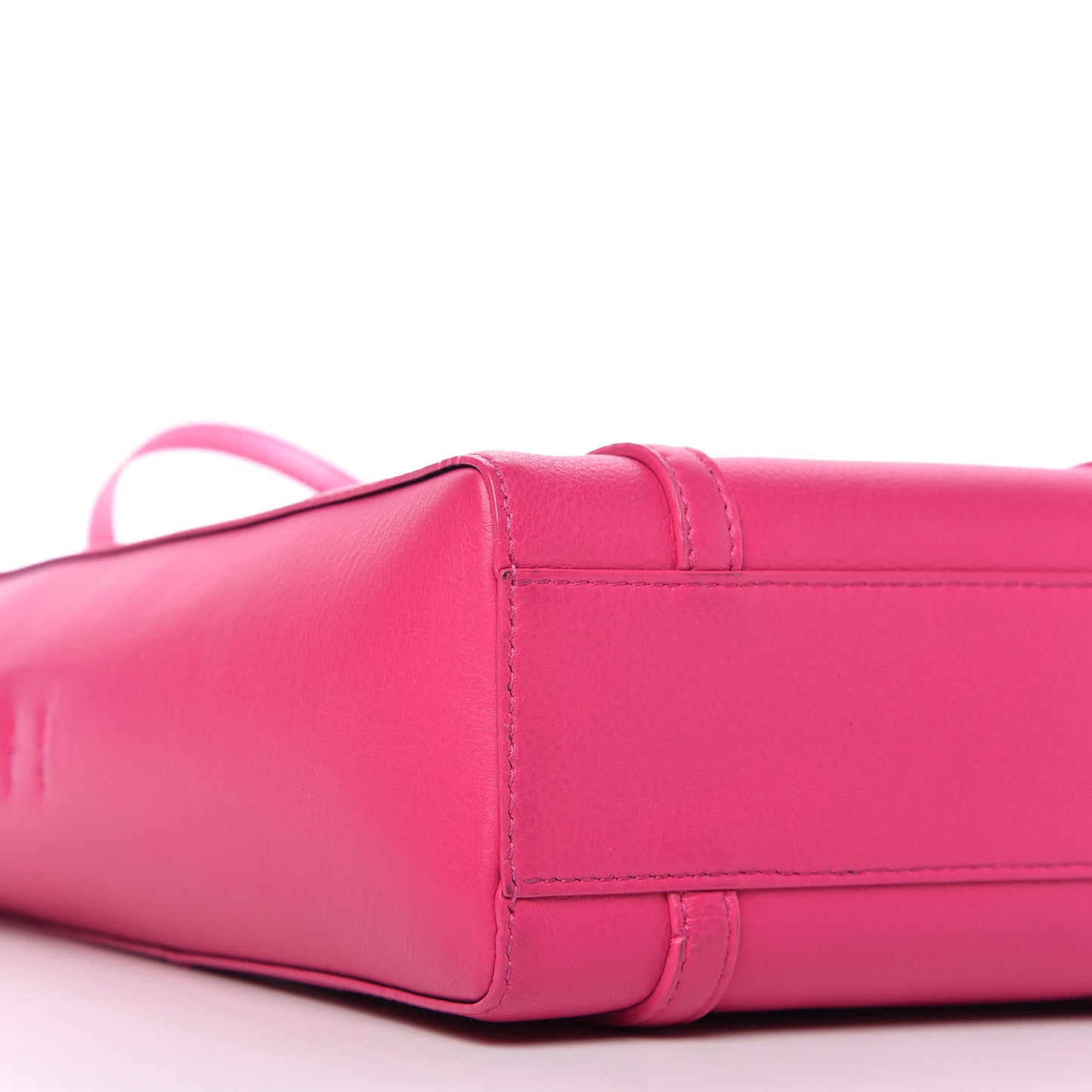 Calfskin XXS Everyday Tote Rose Magenta Black