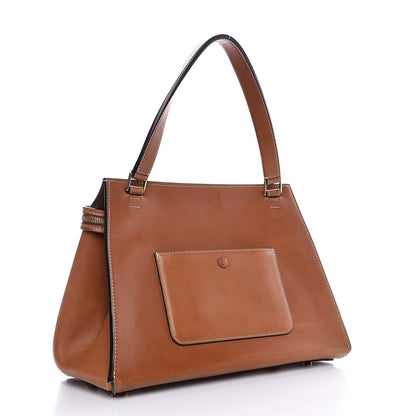 Celine Smooth Calfskin Small Edge Shoulder Bag Camel 3 of 10