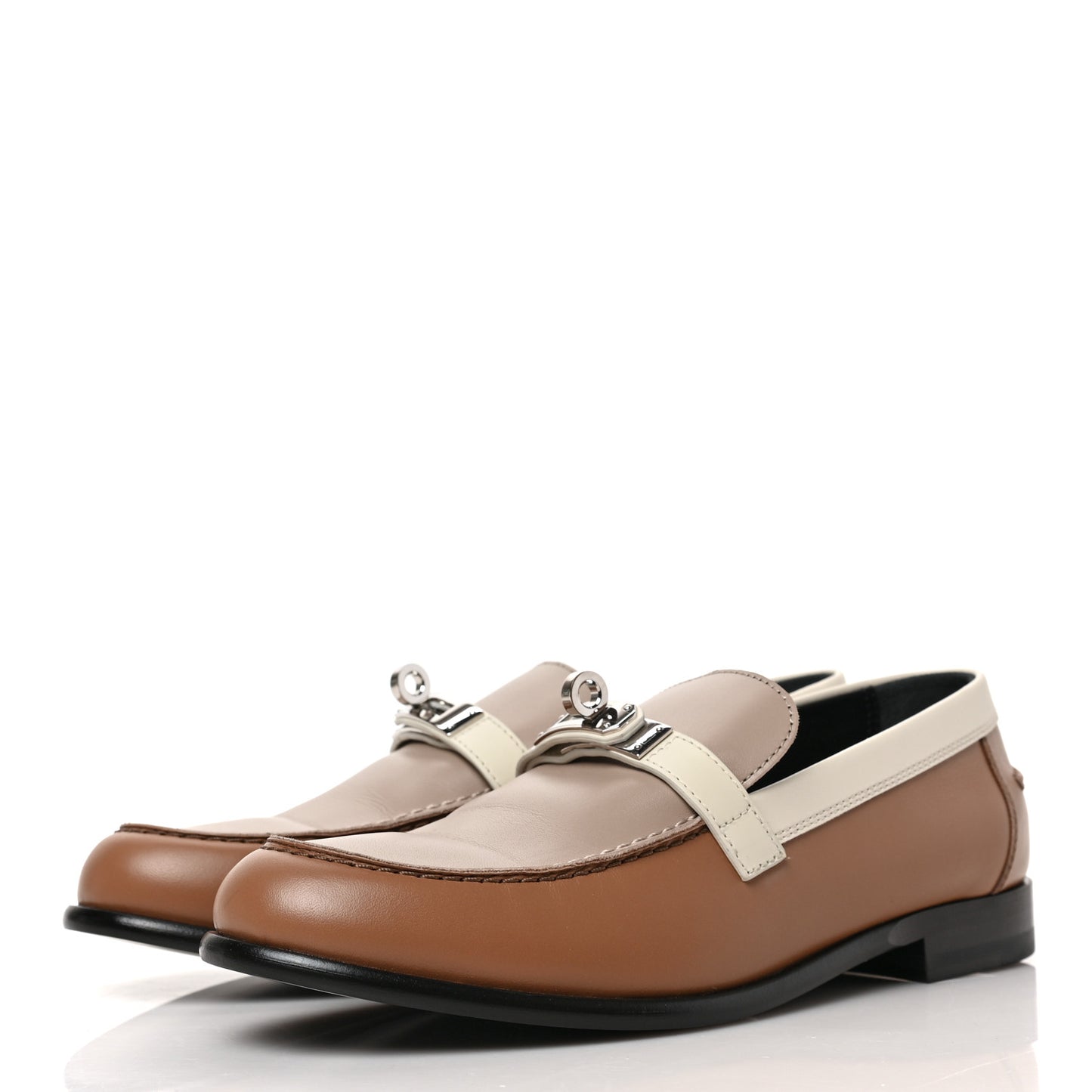 Goatskin Womens Oz Loafers 37 Multicolor Rose Perle
