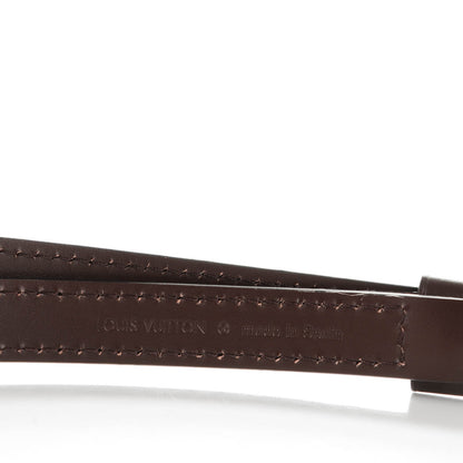Louis Vuitton Calfskin 16mm Adjustable Shoulder Strap Brown 3 of 4
