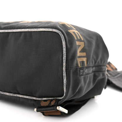 Fendi Nylon 1925 Drawstring Backpack Black 11 of 13
