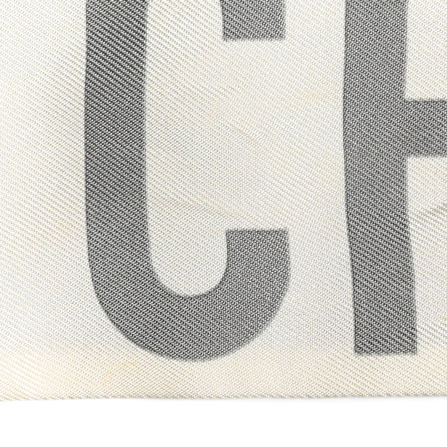 Silk Oblique Mitzah Scarf Grey