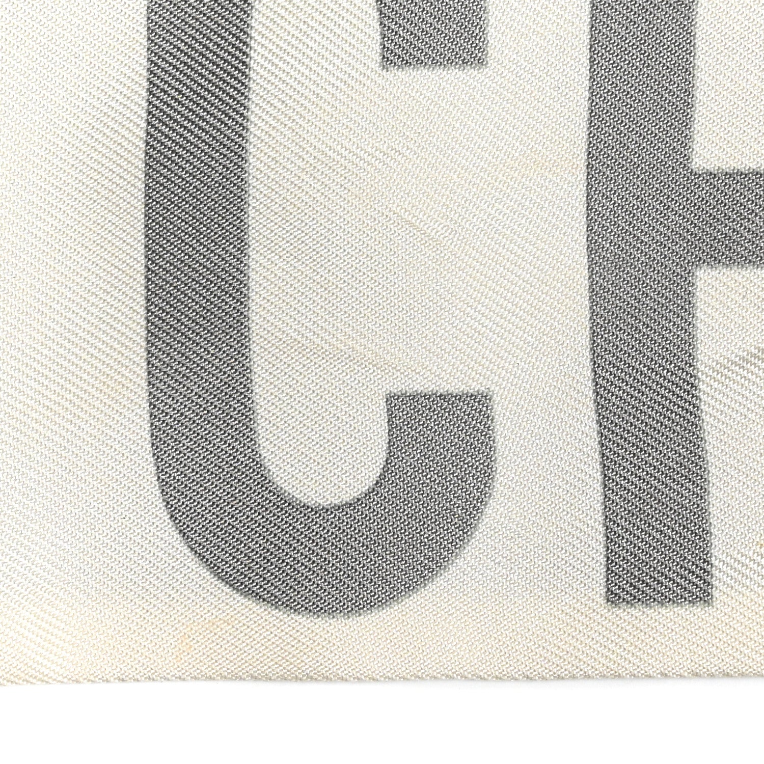 Christian Dior Silk Oblique Mitzah Scarf Grey 5 of 7