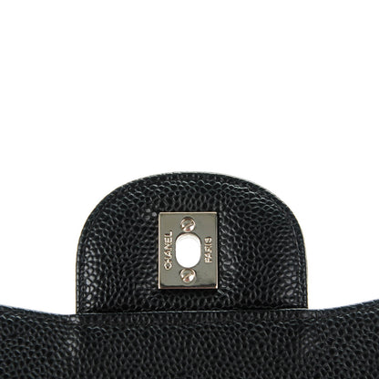Chanel Caviar Quilted Jumbo Single Flap Black 5 of 8