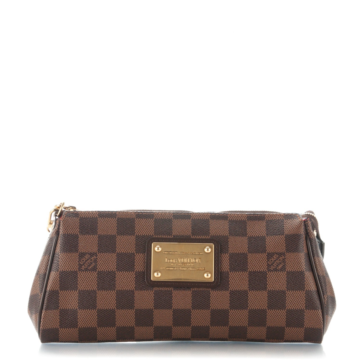 Louis Vuitton Damier Ebene Eva Clutch 1 of 8