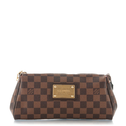 Louis Vuitton Damier Ebene Eva Clutch 1 of 8