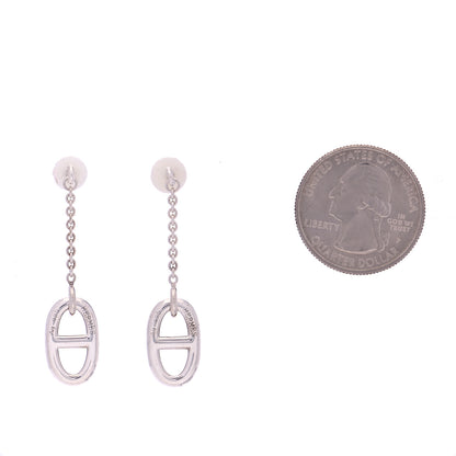 Hermes Sterling Silver Farandole Drop Earrings 2 of 5