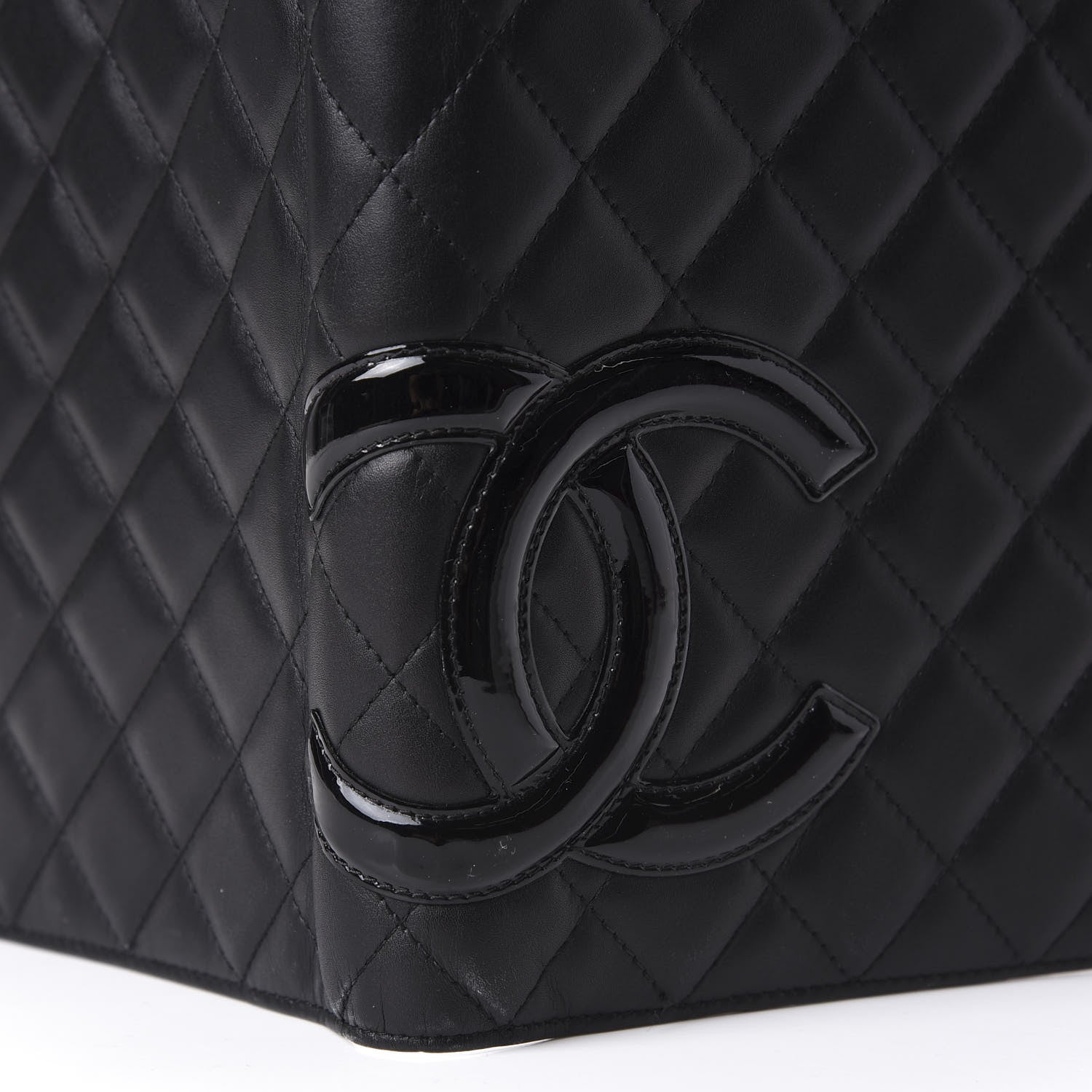 Chanel Calfskin Quilted Large Cambon Agenda Planner Black 12 of 12