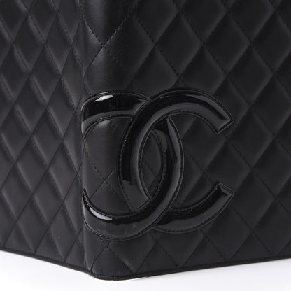 Chanel Calfskin Quilted Large Cambon Agenda Planner Black 12 of 12
