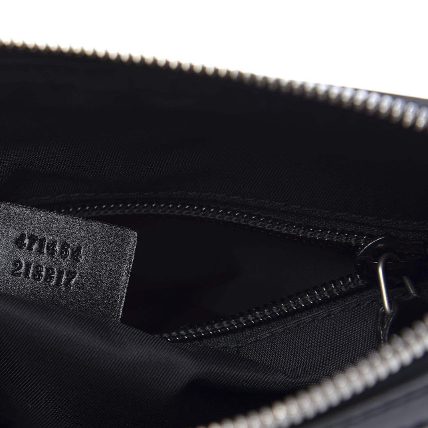 Gucci GG Supreme Monogram Web Messenger Bag Black 9 of 11