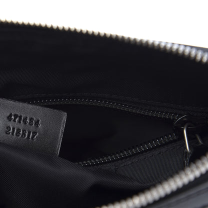 Gucci GG Supreme Monogram Web Messenger Bag Black 9 of 11