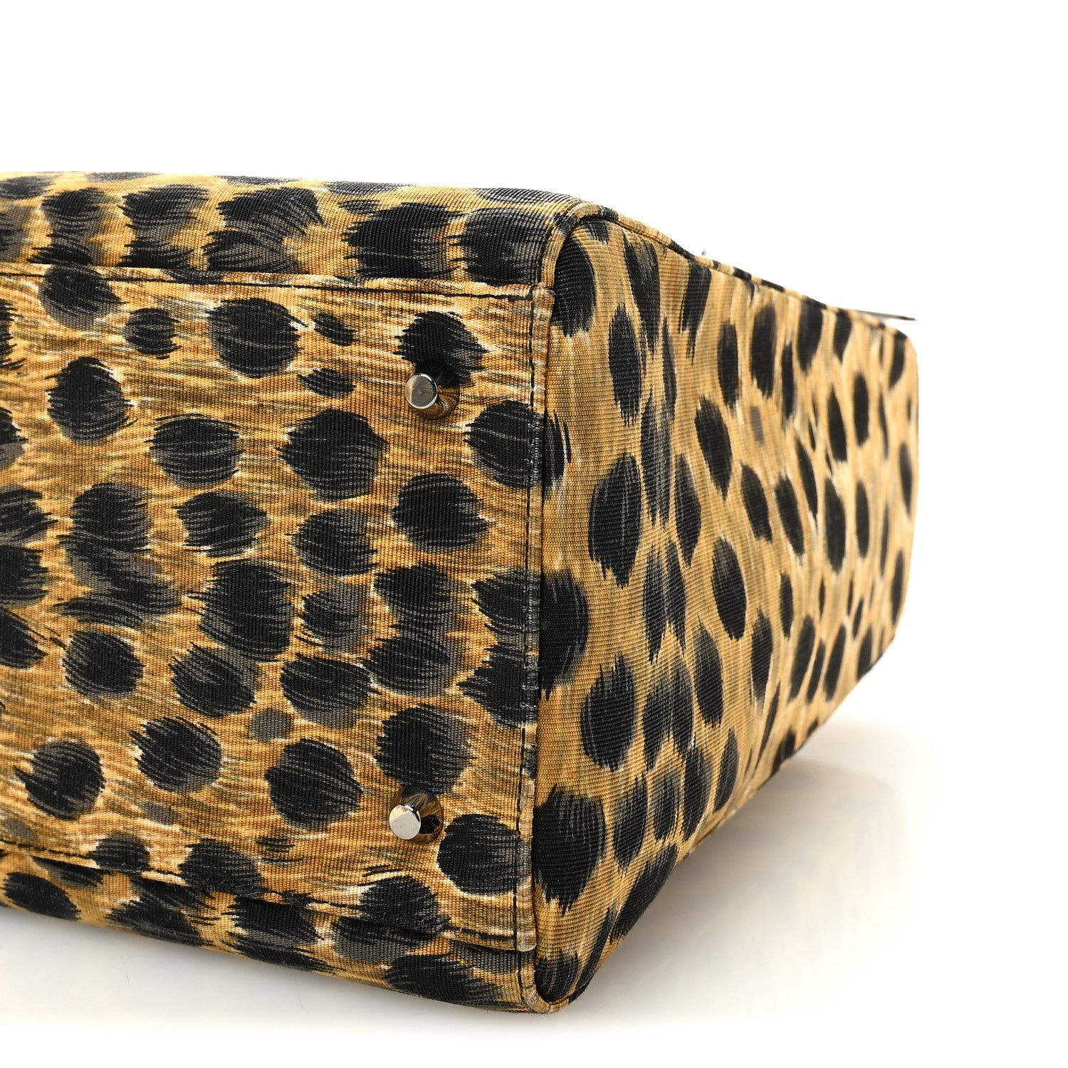 Christian Dior Canvas Leopard Print Medium Lady Dior 10 of 10