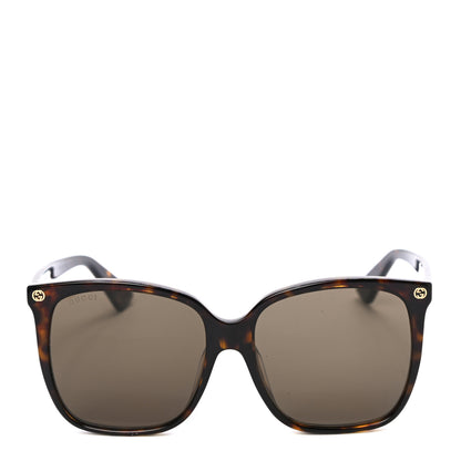 Gucci Acetate GG Sunglasses GG0022S Havana 4 of 8