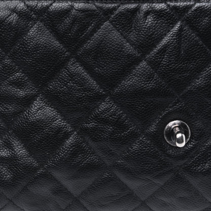 Chanel Crumpled Grained Calfskin Medium CC Crave Flap Black 11 of 22